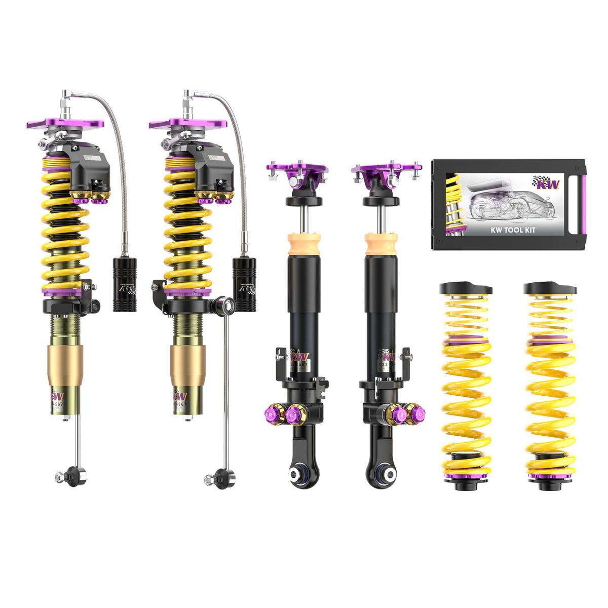 KW V5 Clubsport Coilovers - Chevrolet Corvette C8 - manufacturer image