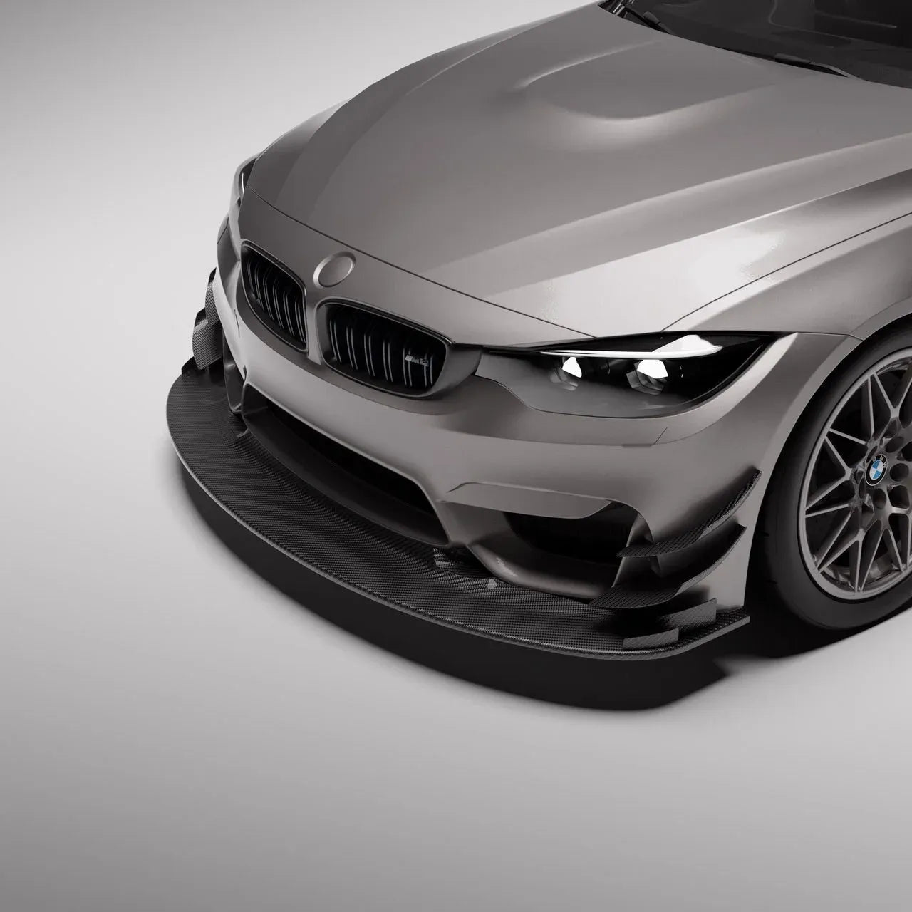 Vulcan Alpha Carbon Fiber Front Splitter - BMW F80 M3/F82 M4