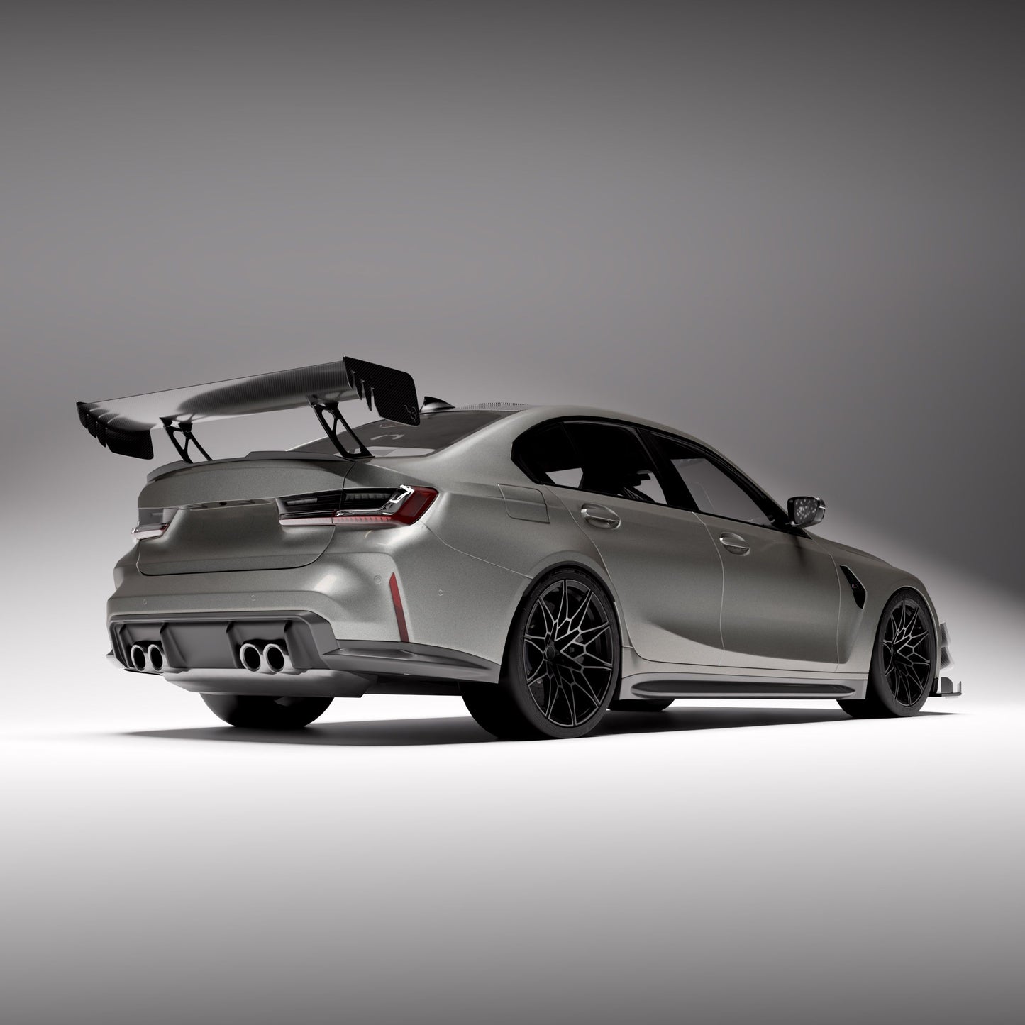 Vulcan Alpha Carbon Fiber Single Element Wing - BMW G80 M3