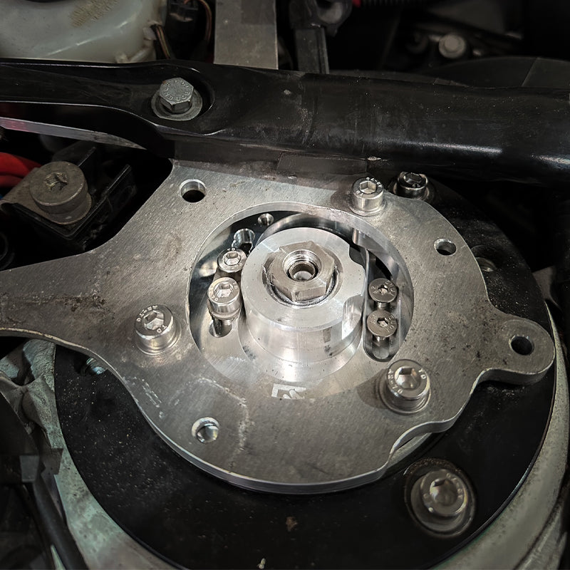 AST Suspension 3-Bolt Top Mount Camber Plates (Use w / OEM Damper) - BMW F8X F80 / 82 / 83 Pre LCI