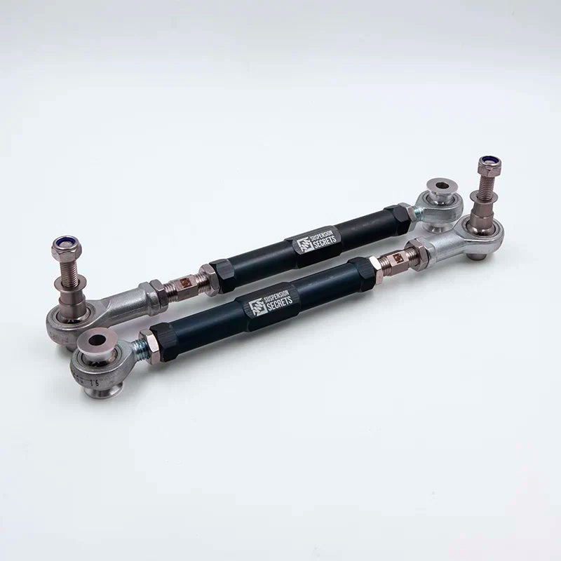 Suspension Secrets Adjustable Rear Toe Arms / Links - Porsche 981 / 718 Cayman GTS