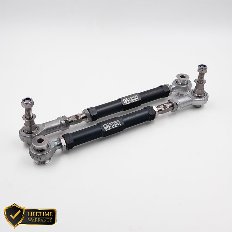 Suspension Secrets Adjustable Rear Toe Arms / Links - Porsche 718 Spyder RS