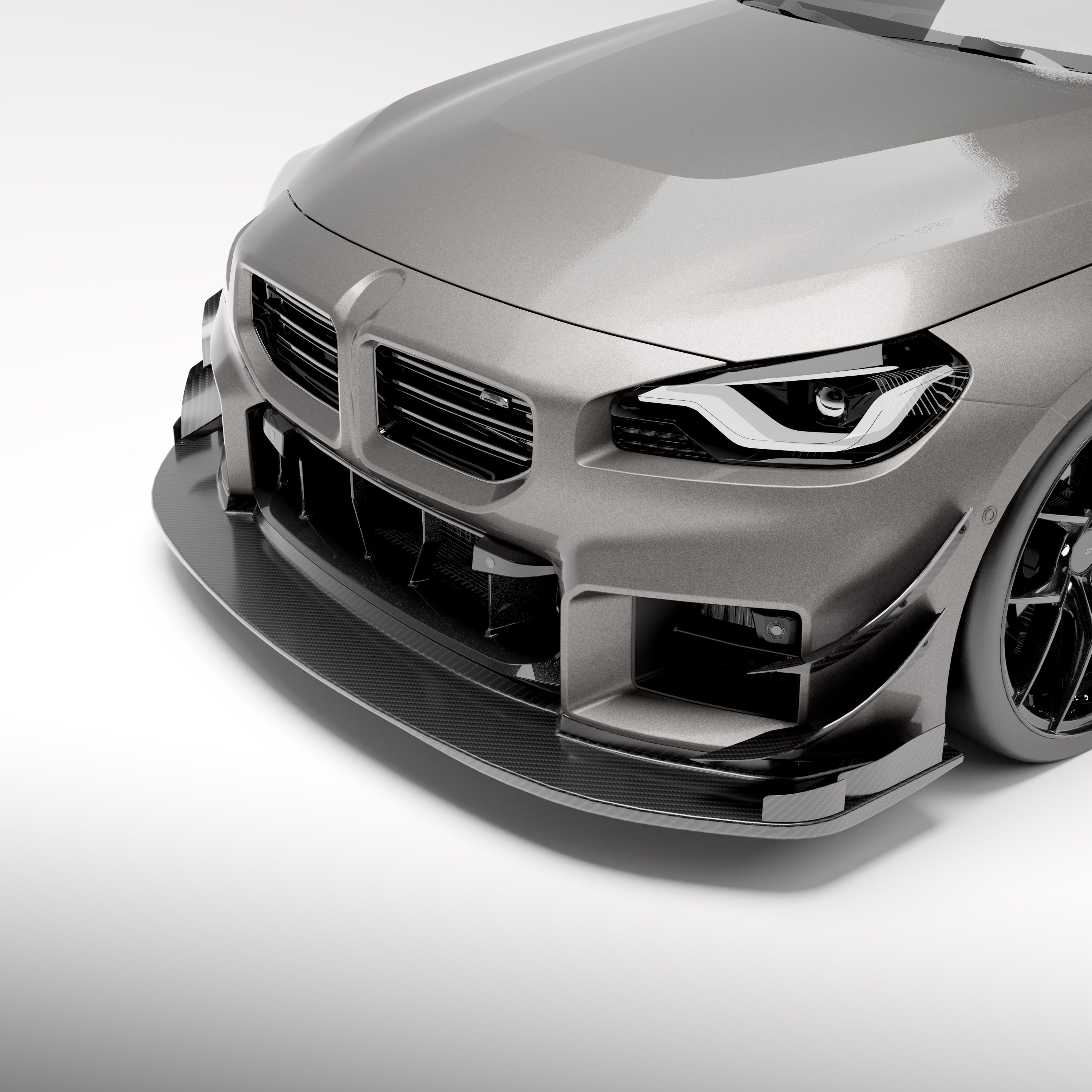 Vulcan Alpha Carbon Fiber Front Splitter - BMW G87 M2 – Suspension Secrets